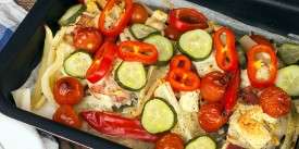 Baked Turkey Breast with Vegetables