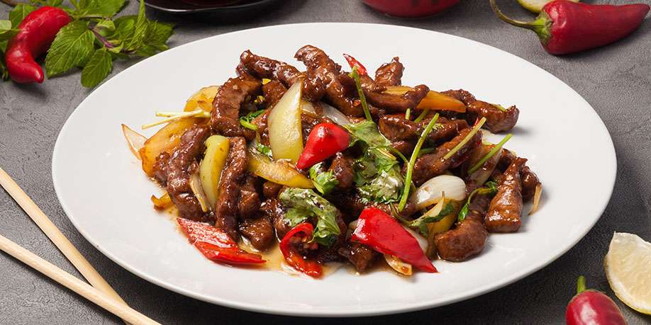 Beef with Soy Sauce and Vegetables