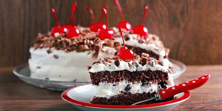 Black Forest Cake with Cream Cheese Frosting