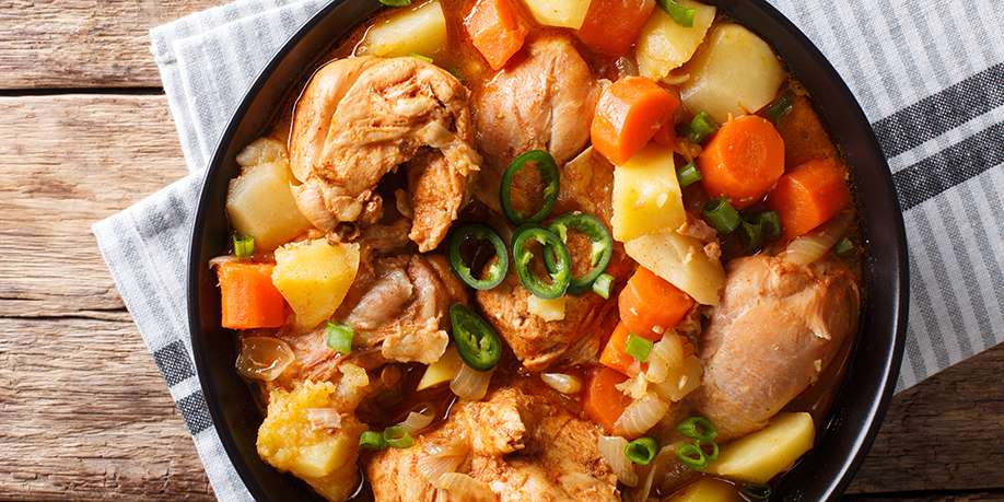 Braised Turkey with Vegetables