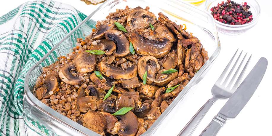 Buckwheat with Mushrooms and Beans