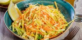 Cabbage, Apple, and Carrot Salad
