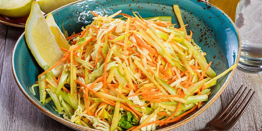 Cabbage, Apple, and Carrot Salad