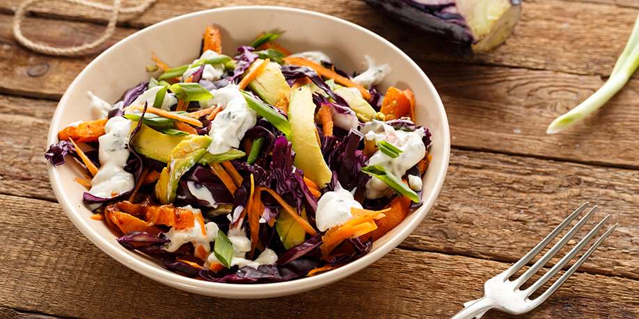 Cabbage and Avocado Salad