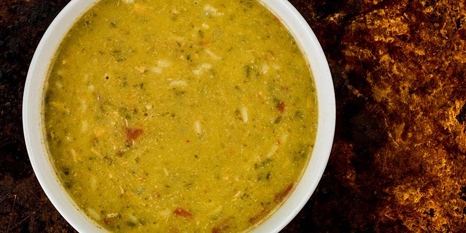 Chicken and Curry Pea Soup