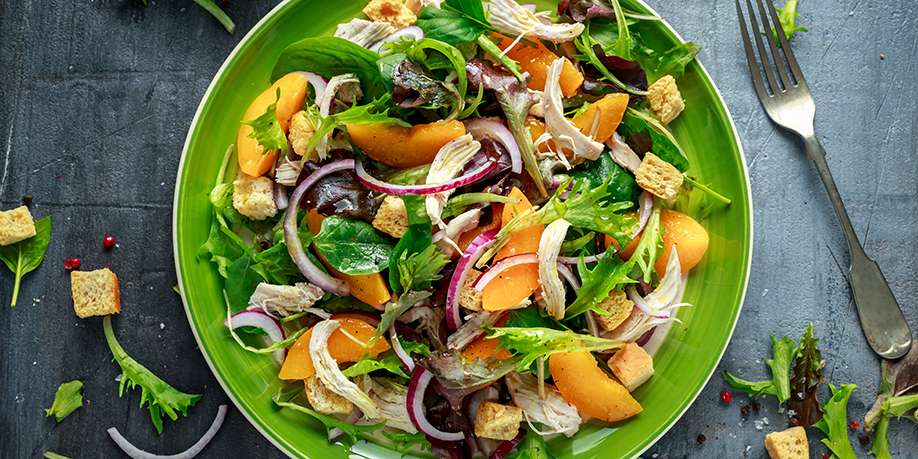 Chicken and Peach Salad