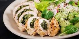 Chicken and Spinach Roll