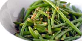 Green Beans with Garlic and Soy Sauce