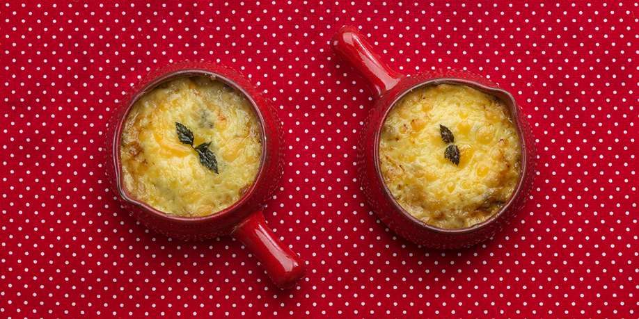 Mini Casseroles with Mushrooms and Jerusalem Artichoke