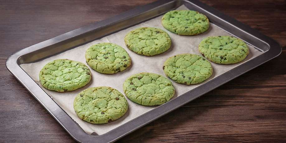 Mint Chocolate Chip Cookies