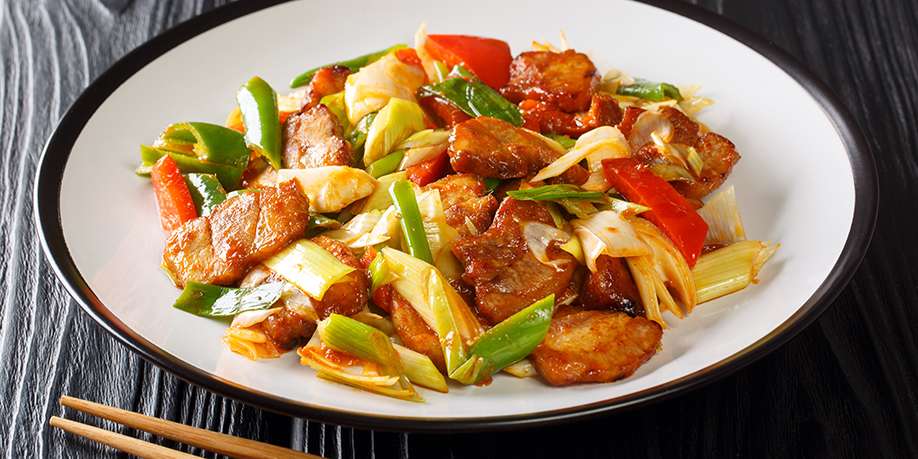 Sichuan Pork with Mixed Vegetables