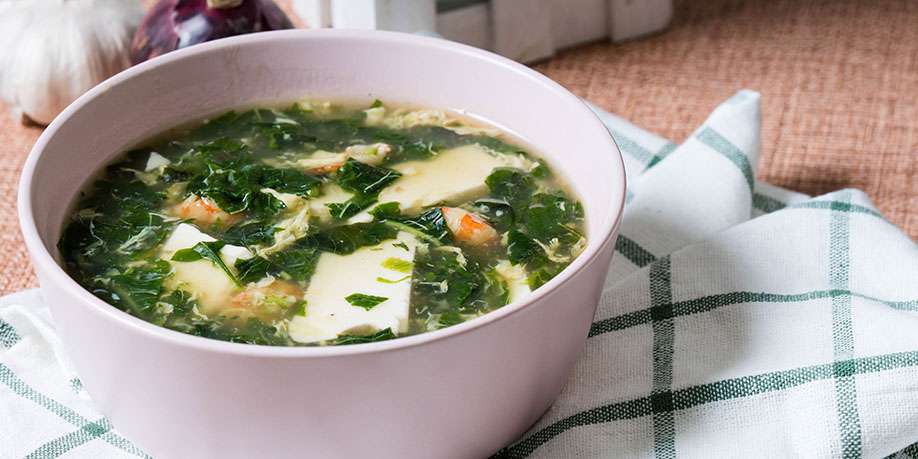 Spinach and Tofu Soup