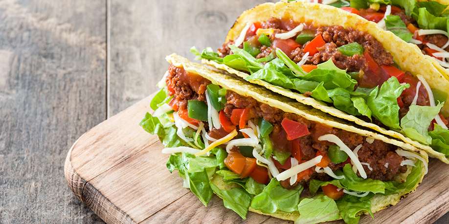 Tacos with Beef and Vegetables