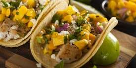 Tacos with Cod and Mango Salsa