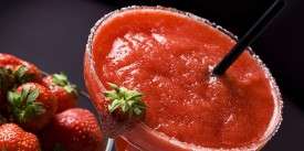 Virgin Strawberry Daiquiri Cocktail