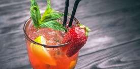 Virgin Strawberry Lemon Mojito